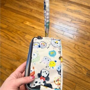 Charming Disney Character Print Wristlet